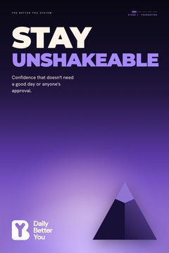 03 · Stay Unshakeable · Stage 1, Foundation