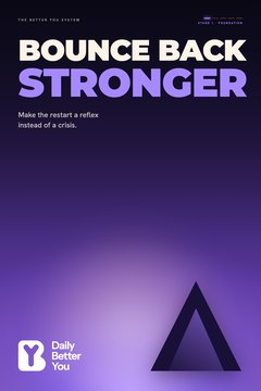 05 · Bounce Back Stronger · Stage 1, Foundation