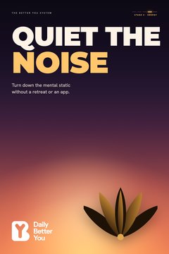 21 · Quiet the Noise · Stage 4, Energy